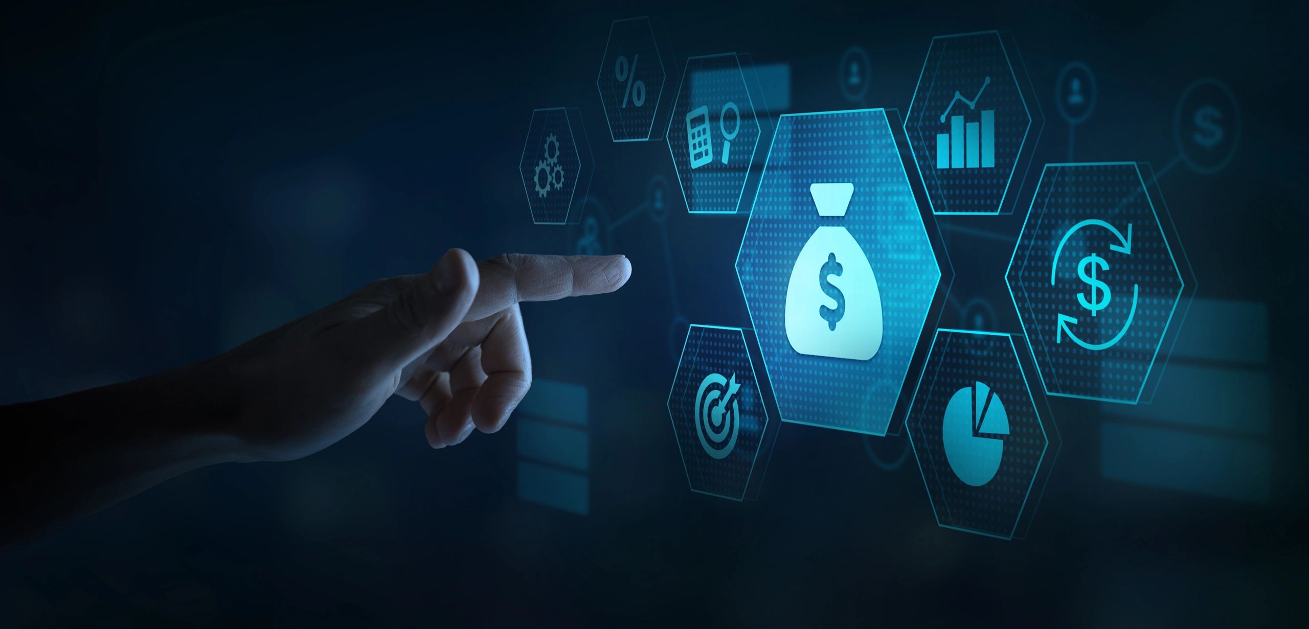 Professional investor reviewing data with Funderbund platform